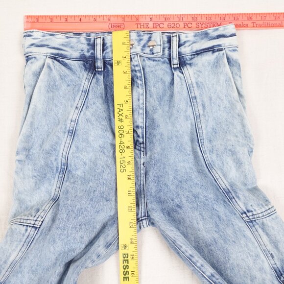 IRO Paris Airvau High Waist Carrot Cut Acid Wash Jeans Women's 36 (29x27) - Picture 4 of 15